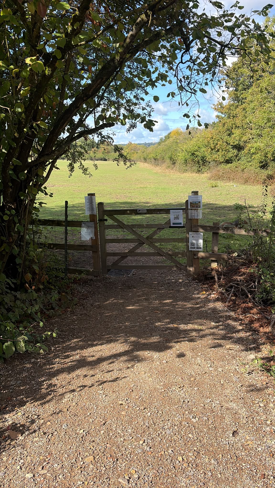 Main entrance gate where visitors are met