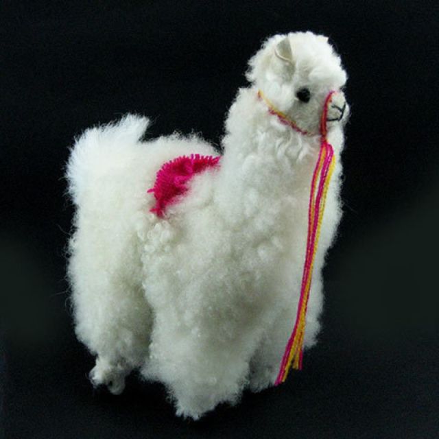 Alpaca Stuffed Collectible (6" tall)